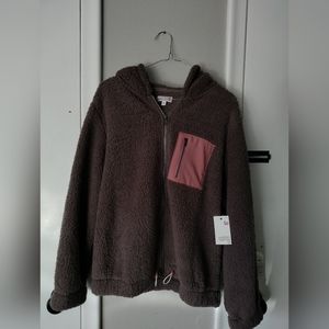 SO Sherpa zip up size medium